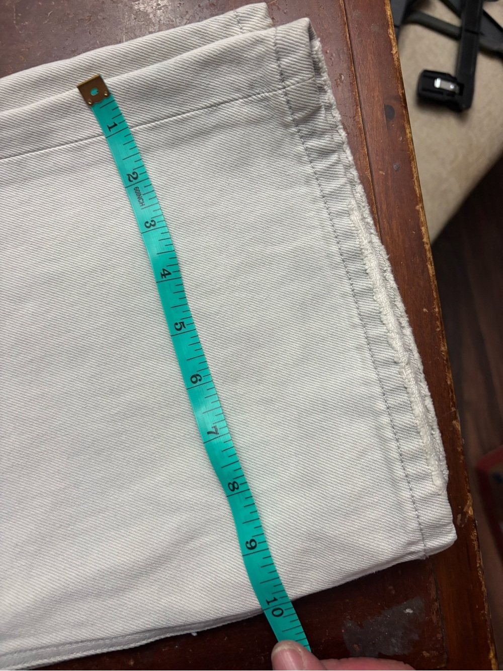 Vervet 29 vintage Leslie flare gray 34” inseam tall girl BNWT Beachy western - Picture 11 of 11